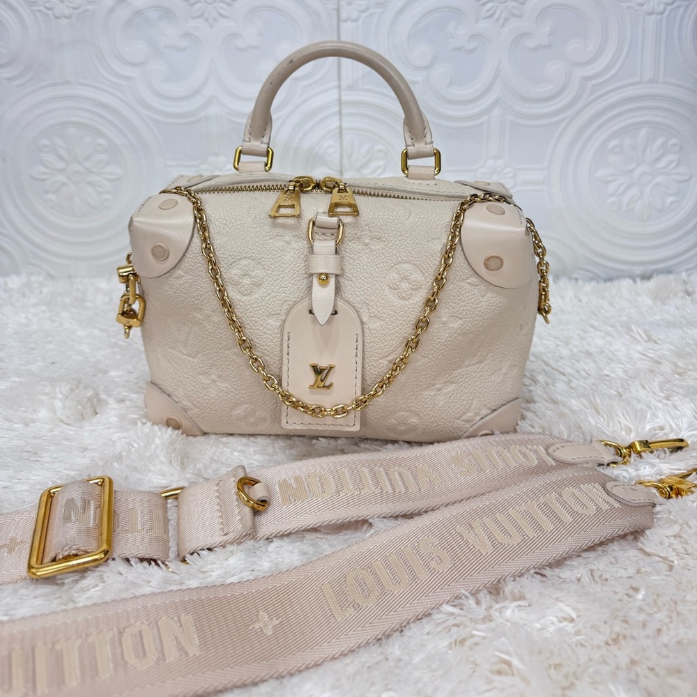 Louis Vuitton Trunk Cream Crossbody Bag